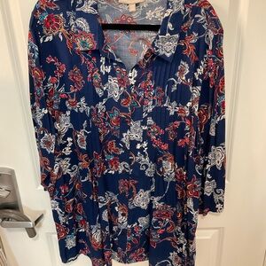 2X rayon blouse